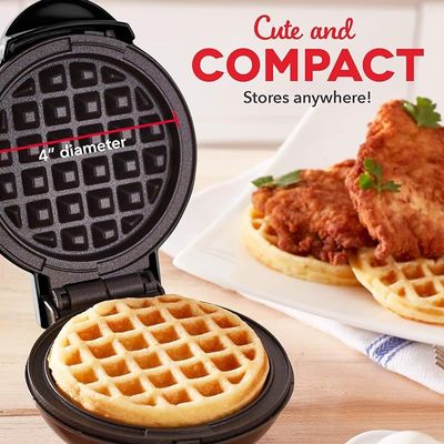 Dash Mini Waffle Maker Machine For Individuals - Black