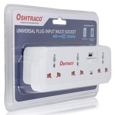 Oshtraco Universal Plug Input Multi Socket