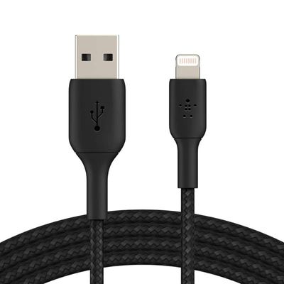 Belkin Braided Lightning Cable Mfi-Certified Braided Lightning Cable - Black