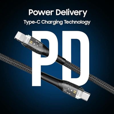 Trands Glassyseries Type C To Lightning Cable Tr-Ca739