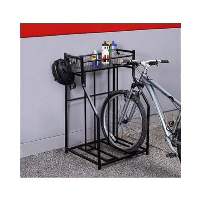 Homesmiths Indoor Outdoor Bike And Sports Storage With 2 Bike Parking Station