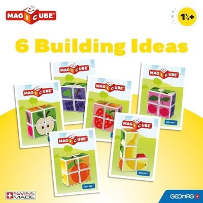 Geomag Magicube Fruit Building Set For Toddlers