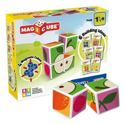Geomag Magicube Fruit Building Set For Toddlers
