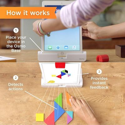 Osmo Creative Kit For Ipad - 5 Hands-On Learning Games Creative Drawing & Early Physics Problem Solving