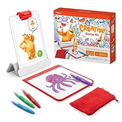Osmo Creative Kit For Ipad - 5 Hands-On Learning Games Creative Drawing & Early Physics Problem Solving