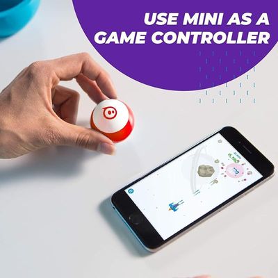 Sphero Mini Red: App-Controlled Robotic Ball, Stem Learning And Coding Toy - Red