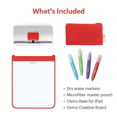Osmo Creative Kit For Ipad - 5 Hands-On Learning Games - Creative Drawing & Early Physics Problem Solving