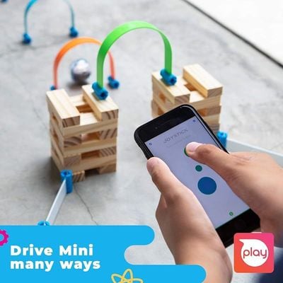 Sphero Mini Activity Kit: App-Controlled Robotic Ball And 55-Piece Stem Learning Construction Set - Clear
