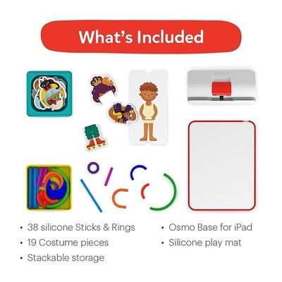 Osmo Little Genius Starter Kit 4 Educational Learning Games With Phonics And Creativity