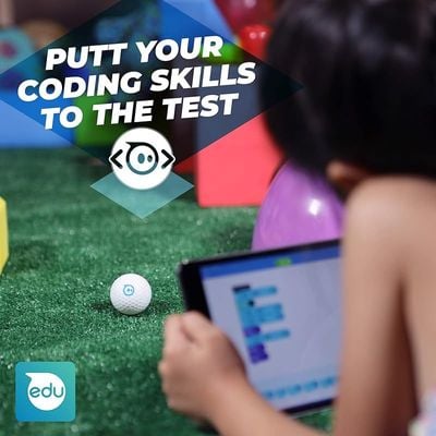 Sphero Mini Golf: App-Controlled Robotic Ball, Stem Learning And Coding Toy - White