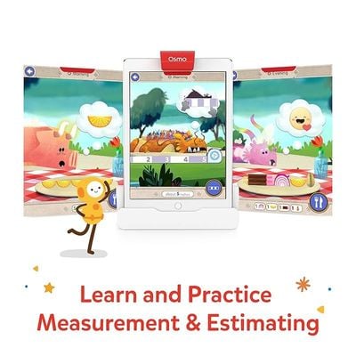 Osmo Math Wizard And The Secrets Of The Dragons For Ipad & Fire Tablet - Measurement & Estimating