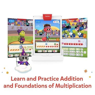 Osmo Math Wizard And The Enchanted World Games Ipad & Fire Tablet - Foundations Of Multiplication