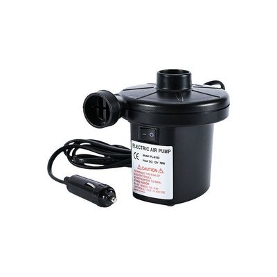 Deflate Electric Air Pump with Portable Nozzles Black