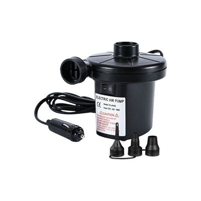 Deflate Electric Air Pump with Portable Nozzles Black Deflate Electric Air Pump with Portable Nozzles Black