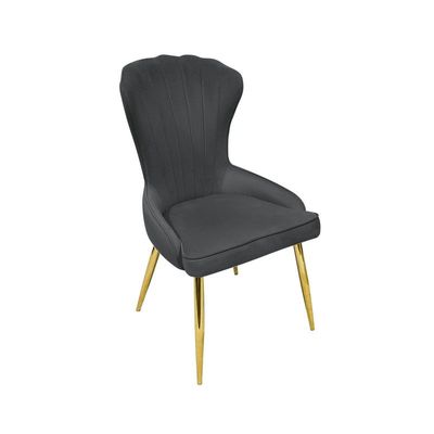 Maple Home Modern Velvet Dining Chair High Back ContemporaryVersatile Kitchen Living Space Furniture