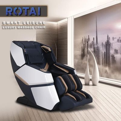 Rotai Scirocco Massage Chair (Blue) Zero Gravity Full-Body ecliner RT6890 with Yoga Support & Heating Therapy