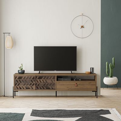 Mourah Dionysos Tv Stand Up To 70 Inches With Storage - Hitit  - 2 Years Warranty