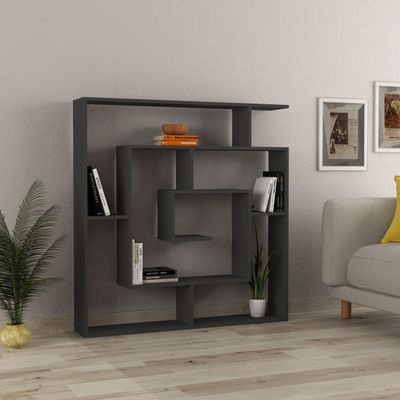 Mourah Labirent Bookcase - Anthracite - 2 Years Warranty