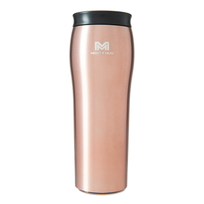 MIGHTY MUG TRAVEL MUG , GO ALLOY STAINLESS STEEL - ROSE GOLD - 360 , 16 Oz, MMG-1930D