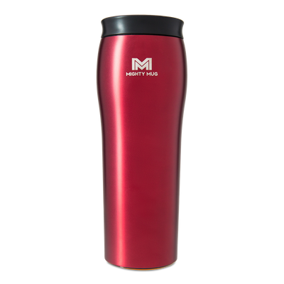 MIGHTY MUG TRAVEL MUG , GO METALLIC STAINLESS STEEL - ROSEBUD MATTE - 360 , 16 Oz, MMG-1939D