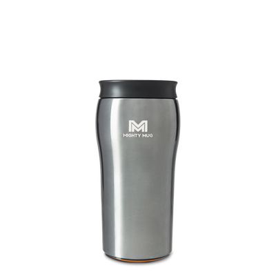 MIGHTY MUG TRAVEL MUG , SOLO STAINLESS STEEL - BLACK PEARL-360 , 12 Oz, MMG-1978D