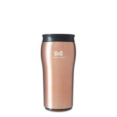 MIGHTY MUG TRAVEL MUG , SOLO STAINLESS STEEL - ROSE GOLD - 360 , 12 Oz, MMG-1979D