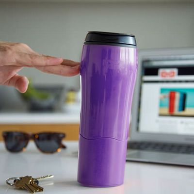 Mighty Mug Plastic Go Style Mug - Purple, MMG-1527D