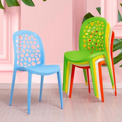 Decoration Dining Chairs Plastic Stacking Modern Molded Side Chair Indoor Outdoor Modern Molded Kitchen and Dining Room Chair