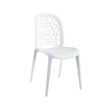 Decoration Dining Chairs Plastic Stacking Modern Molded Side Chair Indoor Outdoor Modern Molded Kitchen and Dining Room Chair