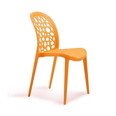 Decoration Dining Chairs Plastic Stacking Modern Molded Side Chair Indoor Outdoor Modern Molded Kitchen and Dining Room Chair