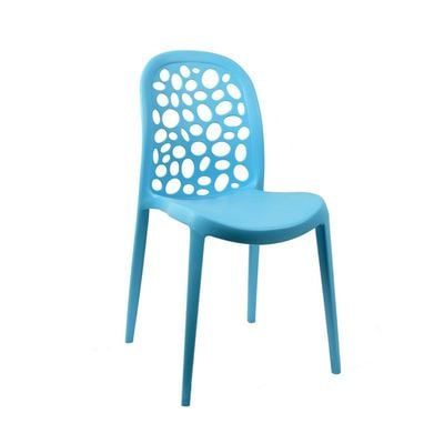 Decoration Dining Chairs Plastic Stacking Modern Molded Side Chair Indoor Outdoor Modern Molded Kitchen and Dining Room Chair