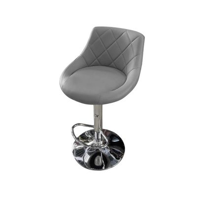Decoration PU Bar Stool Adjustable Height Swivel Hydraulic Bar PU Armchair With Backrest 360° Upholstered Seat Assembled Home Office Decoration PU Bar Stool Adjustable Height Swivel Hydraulic Bar PU Armchair With Backrest 360° Upholstered Seat Assembled Home Office