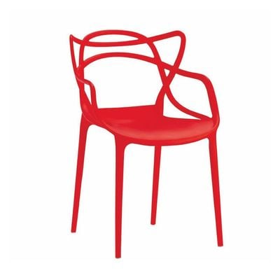 Stackable Plastic Dining Chair Durable Waterproof Kitchen Living Indoor Outdoor Furniture