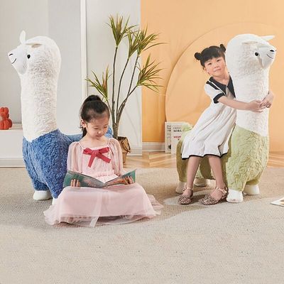 Decoration Kids Stool Ottoman Alpaca Chair Children Toy Home Decor Children Toys Gift