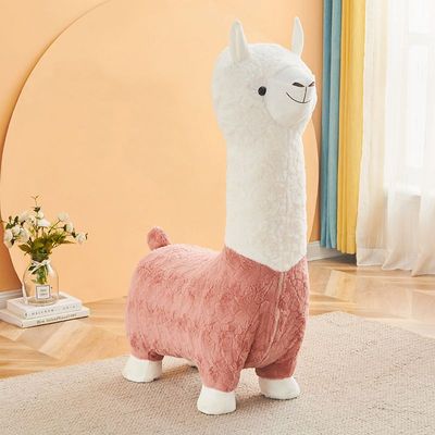 Decoration Kids Stool Ottoman Alpaca Chair Children Toy Home Decor Children Toys Gift