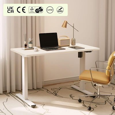 Height-Adjustable Desk - White