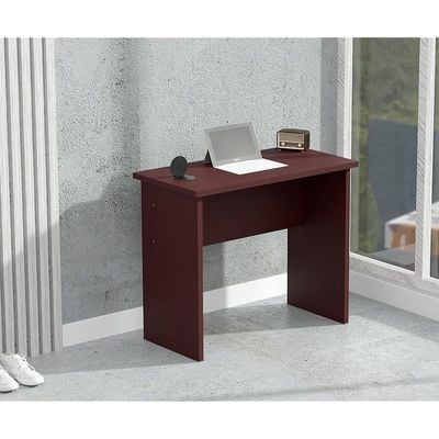 Limited Edition Modern Executive Study Desks With Round Desktop Power Module - Apply Cherry