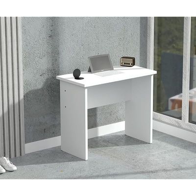 Limited Edition Modern Executive Study Desks With Round Desktop Power Module - White