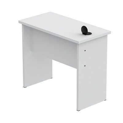 Limited Edition Modern Executive Study Desks With Round Desktop Power Module - White