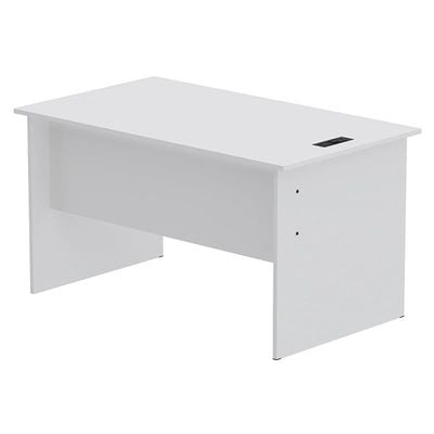 Writing Table With Desktop Socket And USB AC Port - White