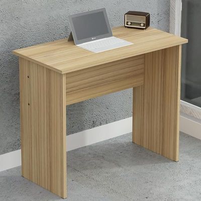Mahmayi Modern MP1 Study Table 80x40 Plain Desk, Executive Desk, Computer Workstation Coco Bolo Ideal for Office, Home, Meeting Room