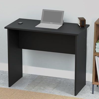 Mahmayi Modern MP1 Study Table, Executive Desk 80x40 with Black BS02 Desktop Socket with USB A/C Port Black Ideal for Office, Home, Meeting Room