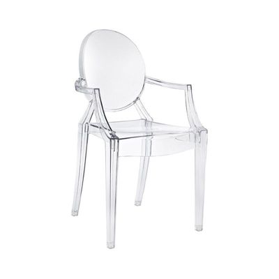 Decoration Acrylic Modern Dining Armchair Polycarbonate Transparent Indoor Outdoor Office Restaurant Chairs