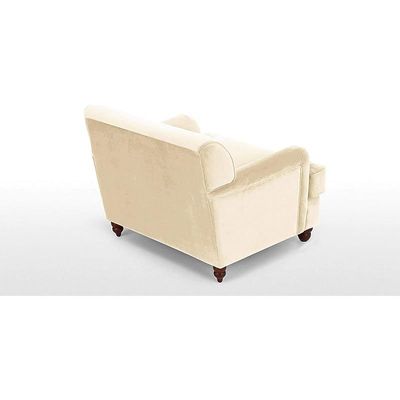  Wood/Fabric/Velvet Series Single Seat Orson Armchair, Gdftbss-602-24, H 90 X W 90 X D 84 Cm (White)