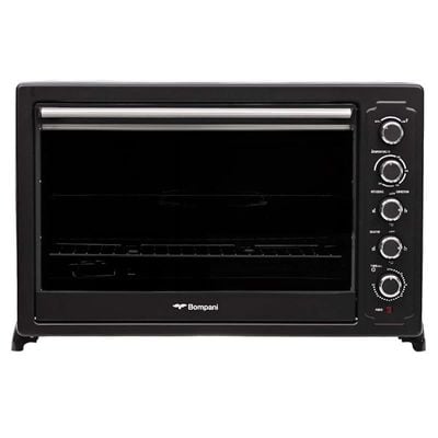 Bompani Electric Oven 120 Liter With Rotisserie &amp; Convection Fan Black Model BEO120-1 Years Full Warranty.