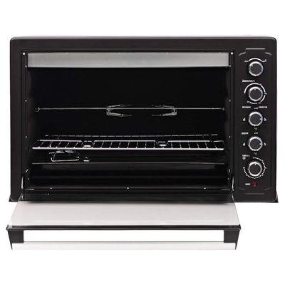 Bompani Electric Oven 120 Liter With Rotisserie &amp; Convection Fan Black Model BEO120-1 Years Full Warranty.