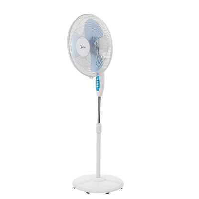 Midea Pedestal Fan, White Color, 3 Fin, FS4011V, 1 Year Service Warranty