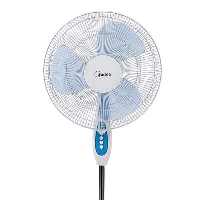 Midea Pedestal Fan, White Color, 3 Fin, FS4011V, 1 Year Service Warranty