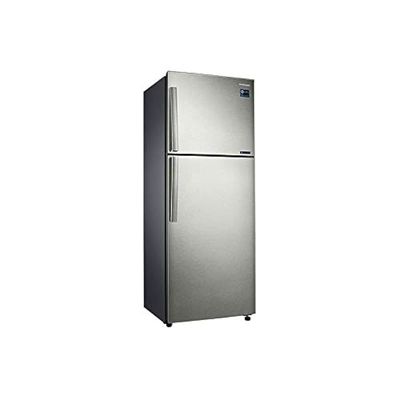 Samsung 420 Liters Top Mount Refrigerator with Twin Cooling, Digital Inverter Technology, Platinum Inox - Model - RT42K5110SP - 1 Year Warranty
