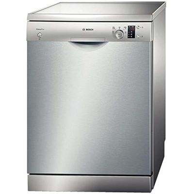 Bosch Free Standing Dishwasher 12 Place settings 5 Programs Silver Model SMS50D08GC | 1 Year Brand Warranty.